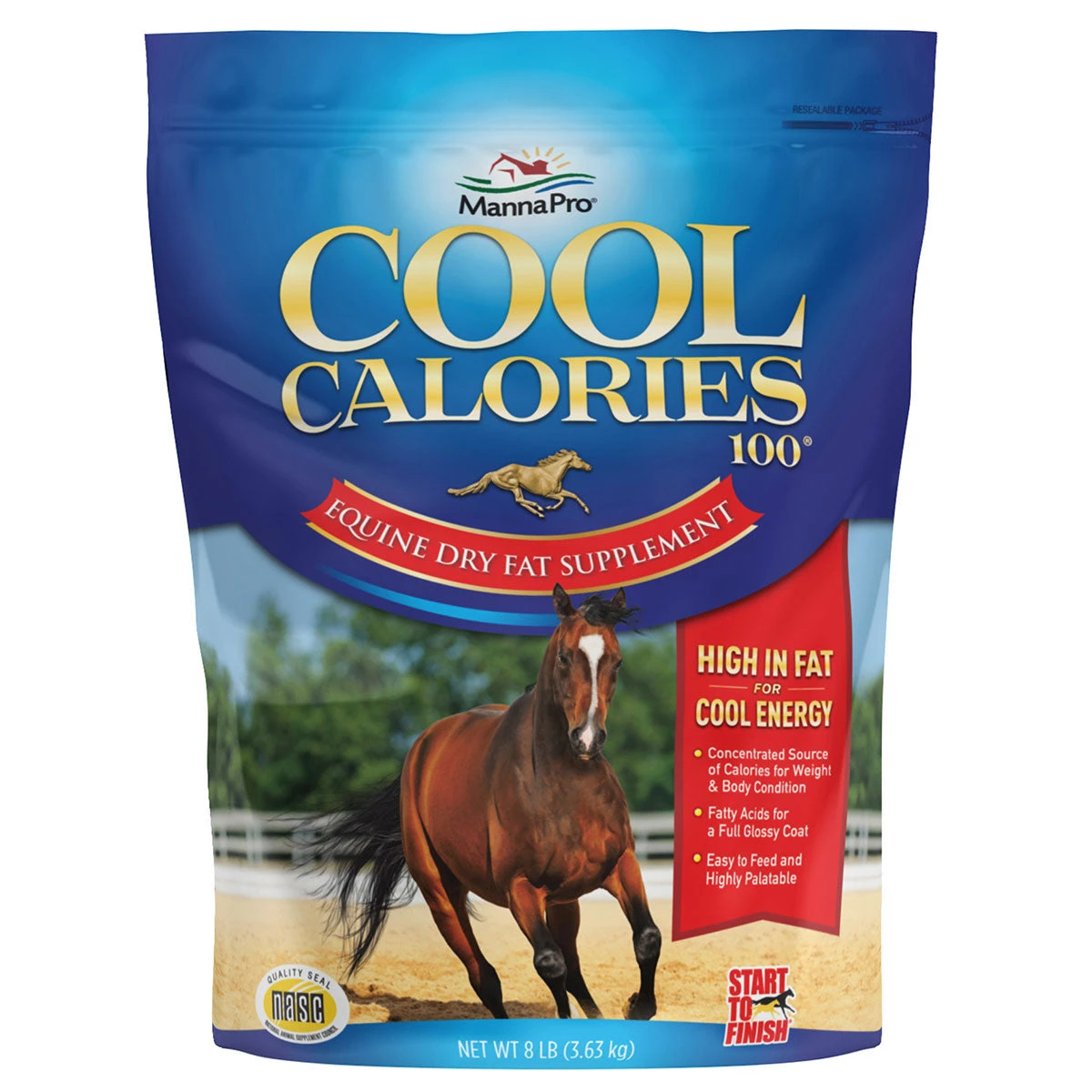 Manna Pro Cool Calories 100 - 8 Lb Bag 3 Manna Pro Cool Calories 100 - 8 Lb Bag