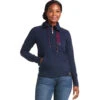 Ariat Team Logo Full Zip Ladies Sweatshirt - Team Navy 2 Ariat Team Logo Full Zip Ladies Sweatshirt - Team Navy -Lemie Horse Care Shop 10037512 c1146