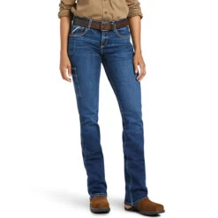 Ariat Rebar Riveter Straight Leg Ladies Jeans -Lemie Horse Care Shop 10039142 c1131