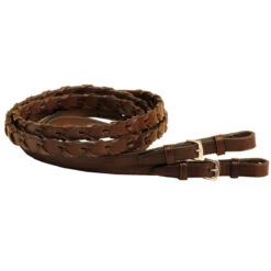 Tory Large Horse Laced Reins With Buckle End -Lemie Horse Care Shop 1145tl c1109