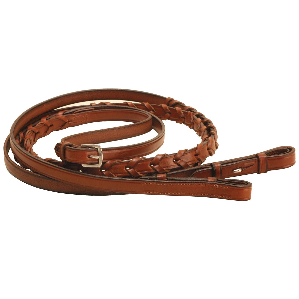 Tory Large Horse Laced Reins With Hook End 5 Tory Large Horse Laced Reins With Hook End - Image 3