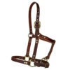 Quiet Creek Riveted Leather Foal Halter -Lemie Horse Care Shop 11771 c1109