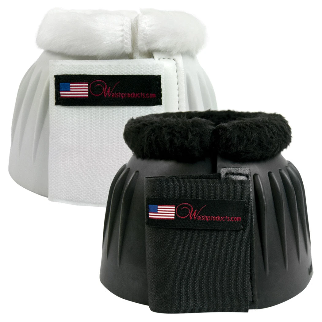 Walsh Fleece Top Ribbed Bell Boots With Velcro 3 Walsh Fleece Top Ribbed Bell Boots With Velcro