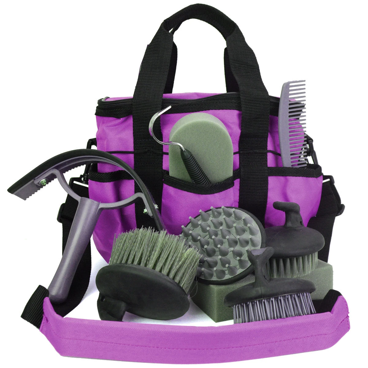 Zipper Lid Grooming Tote Bag With 10 Pc Tool Set 8 Zipper Lid Grooming Tote Bag With 10 Pc Tool Set - Image 6