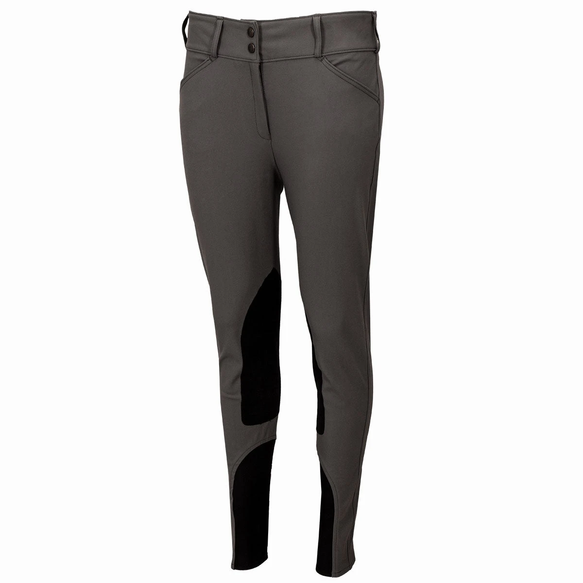 Tailored Sportsman Ladies Trophy Hunter Knee Patch Breech - Titanium 3 Tailored Sportsman Ladies Trophy Hunter Knee Patch Breech - Titanium
