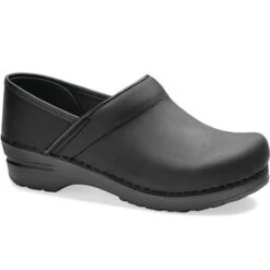 Dansko Professional Oiled Black Ladies Clog