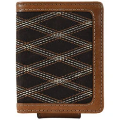 Justin Bifold Card Mens Wallet - Crisscross Stitch 9 Justin Bifold Card Mens Wallet - Crisscross Stitch -Lemie Horse Care Shop 22054565m5