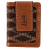 Justin Bifold Card Mens Wallet - Crisscross Stitch -Lemie Horse Care Shop 22054565m5 1