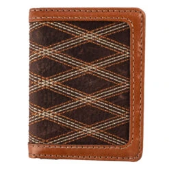 Justin Bifold Card Mens Wallet - Crisscross Stitch 8 Justin Bifold Card Mens Wallet - Crisscross Stitch -Lemie Horse Care Shop 22054565m5 3