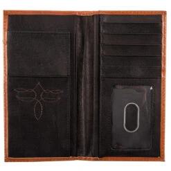 Justin Rodeo Mens Wallet - Crisscross Stitch -Lemie Horse Care Shop 22054767w5 2