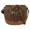 Justin Cheetah Print Crossbody Saddle Bag Style -Lemie Horse Care Shop 22076531