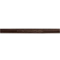 Black Oak Round Raised Fancy Stitch Standing Martingale 7 Black Oak Round Raised Fancy Stitch Standing Martingale -Lemie Horse Care Shop 221301 c1109 alt1
