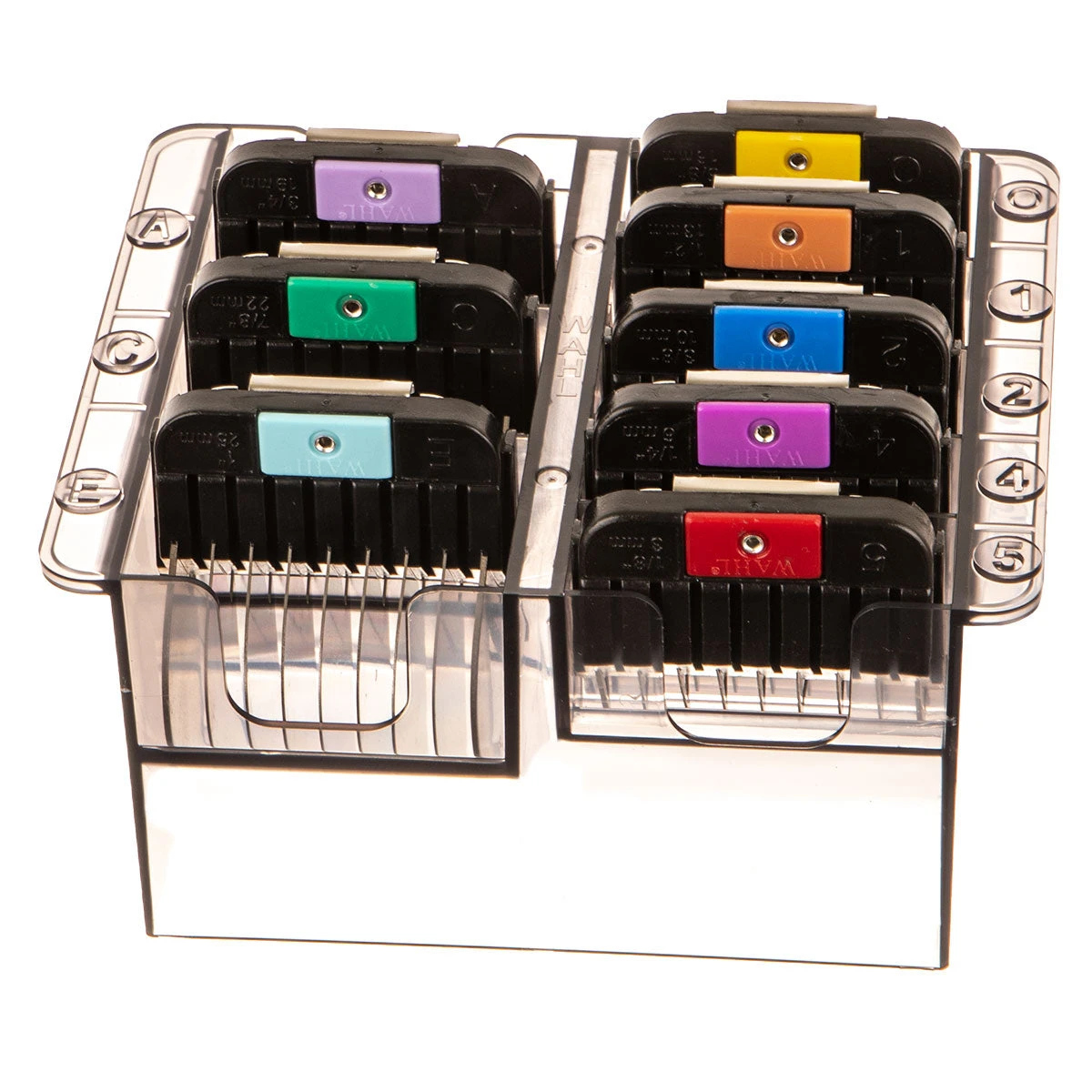 Wahl Stainless Steel Guide Comb Set For Detachable Blades 3 Wahl Stainless Steel Guide Comb Set For Detachable Blades