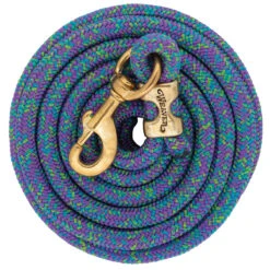 Weaver Leather Weaver Mosaic Poly Lead Rope With Solid Brass Snap 10ft -Lemie Horse Care Shop 35 21mw c1157 2a29e95c dd9a 486b a601 29afe5dfebee