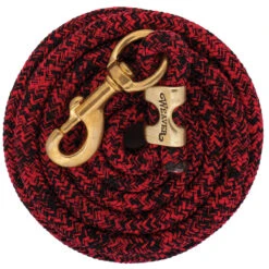 Weaver Leather Weaver Mosaic Poly Lead Rope With Solid Brass Snap 10ft -Lemie Horse Care Shop 35 21mw c1158