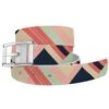 C4 Color Block Ladies Belt With Clear Buckle -Lemie Horse Care Shop 405col c1329
