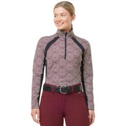 Kerrits Rail Side Quarter Zip Ladies Technical Top -Lemie Horse Care Shop 40700p k c1110