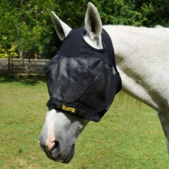 Absorbine UltraShield Fly Mask With Removable Nose No Ears -Lemie Horse Care Shop 430153 c1105 alt1