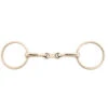 AlBaCon French Link Loose Ring German Silver Snaffle -Lemie Horse Care Shop 460074