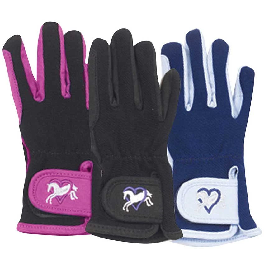 Ovation Hearts & Horses Kids Riding Glove 3 Ovation Hearts & Horses Kids Riding Glove