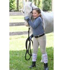 Ovation Euro Melange Knee Patch Girls Breech 10 Ovation Euro Melange Knee Patch Girls Breech -Lemie Horse Care Shop 470184 c1104