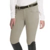 Ovation Euro Melange Knee Patch Girls Breech