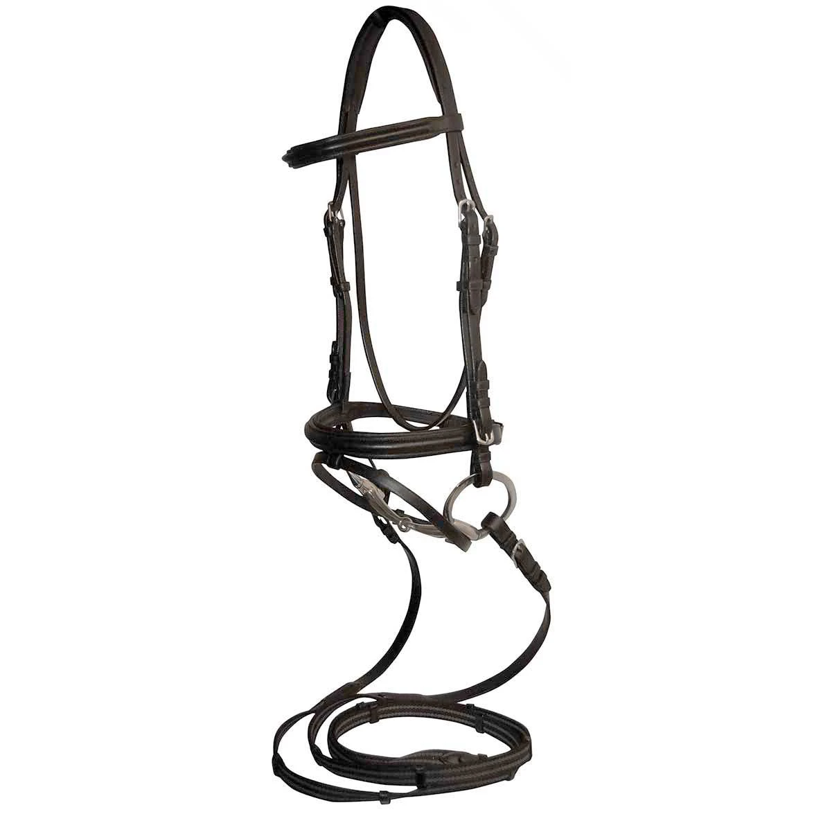 Ovation Dressage Bridle With Comfort Crown 3 Ovation Dressage Bridle With Comfort Crown