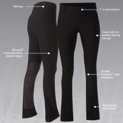 Kerrits Microcord Bootcut Kneepatch Ladies Breech Tall -Lemie Horse Care Shop 50113 c1105 alt2
