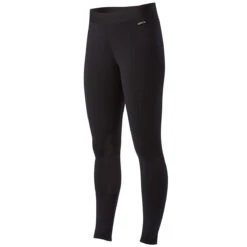 Kerrits Flow Rise Performance Knee Patch Ladies Tight - Black -Lemie Horse Care Shop 50200k bk c1105 alt2