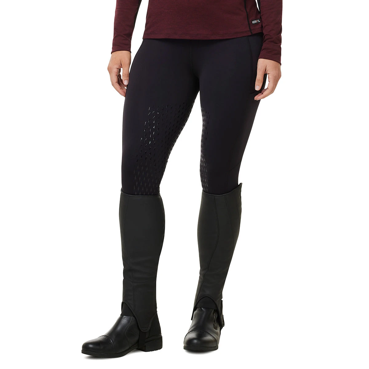 Kerrits Thermo Tech 2.0 Full Leg Ladies Winter Tights 4 Kerrits Thermo Tech 2.0 Full Leg Ladies Winter Tights - Image 2