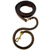 Walsh Leather Covered Lead 30in Chain -Lemie Horse Care Shop 58430