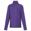 Kerrits Huckleberry Rail Side Quarter Zip Girls Technical -Lemie Horse Care Shop 60295k c1157