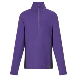 Kerrits Huckleberry Rail Side Quarter Zip Girls Technical