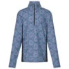 Kerrits Iris Starlight Rail Side Quarter Zip Girls Technical -Lemie Horse Care Shop 60295p k c1157