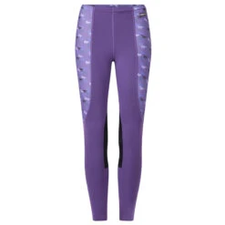 Kerrits Knee Patch Girls Performance Tights - Huckleberry