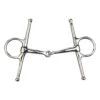 Stainless Steel Full Cheek Snaffle -Lemie Horse Care Shop 6489