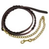 Nunn Finer Braided Leather Lead -Lemie Horse Care Shop 8500N c1126