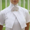 Shires Untied Plain White Stock Tie -Lemie Horse Care Shop 8570s c1172