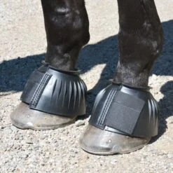 Bell Boots Rubber Ribbed With EZ Pull Fasteners -Lemie Horse Care Shop 8838b c1105