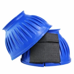 Bell Boots Rubber Ribbed With EZ Pull Fasteners -Lemie Horse Care Shop 8838b c1106