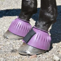 Bell Boots Rubber Ribbed With EZ Pull Fasteners -Lemie Horse Care Shop 8838b c1157