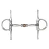 Myler Full Cheek Ss Comfort Snaffle Copper Roller Mb03 - Test Ride Bit -Lemie Horse Care Shop 89 24035