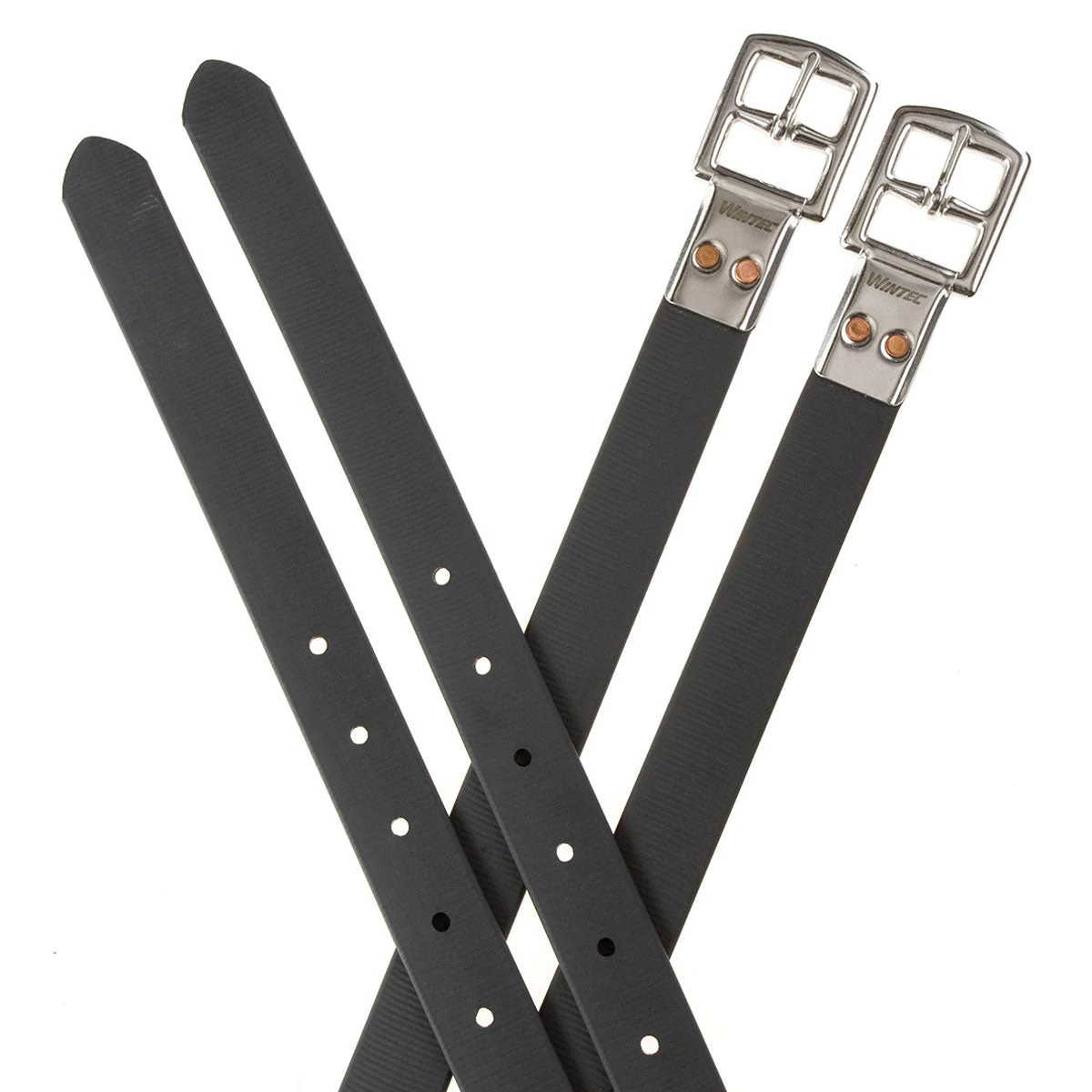 Wintec Slimline Stirrup Leathers Black 160 Cm 4 Wintec Slimline Stirrup Leathers Black 160 Cm - Image 2