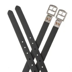 Wintec Slimline Stirrup Leathers Black 140 Cm