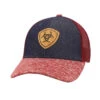Ariat Denim Cork Shield Snap Back Ladies Baseball Cap -Lemie Horse Care Shop a300010720 c1158