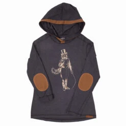 Chestnut Bay Rider Lounge Ladies Hoodie - Artful Dodger