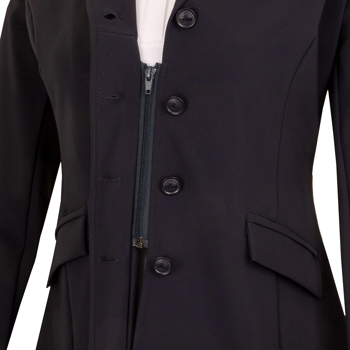 Grand Prix Madelyn Ladies Show Coat - Navy 4 Grand Prix Madelyn Ladies Show Coat - Navy - Image 2