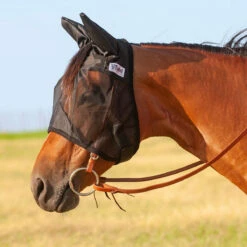 Cashel Quiet Ride Fly Mask With Ears -Lemie Horse Care Shop qrse 1