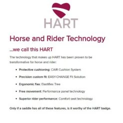 Wintec 500 Dressage Saddle With HART -Lemie Horse Care Shop whdr50020 c1105 alt4